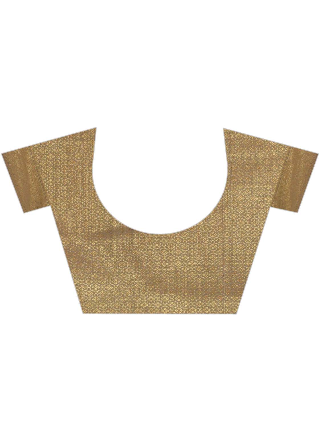 self design zari work woven saree with blouse - 19083133 - Standard Image - 2