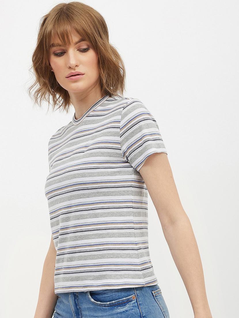 multi colored cotton regular tee - 19083681 - Standard Image - 2