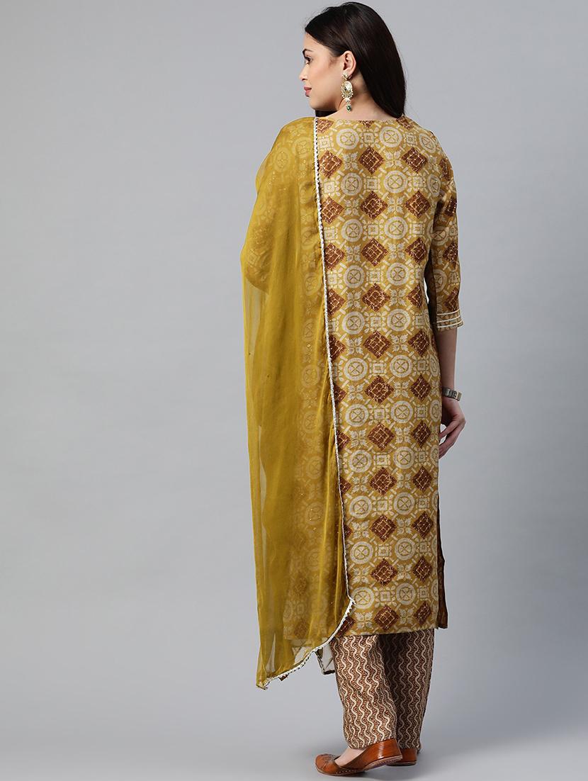 kurta pant dupatta set - 19083863 - Standard Image - 2