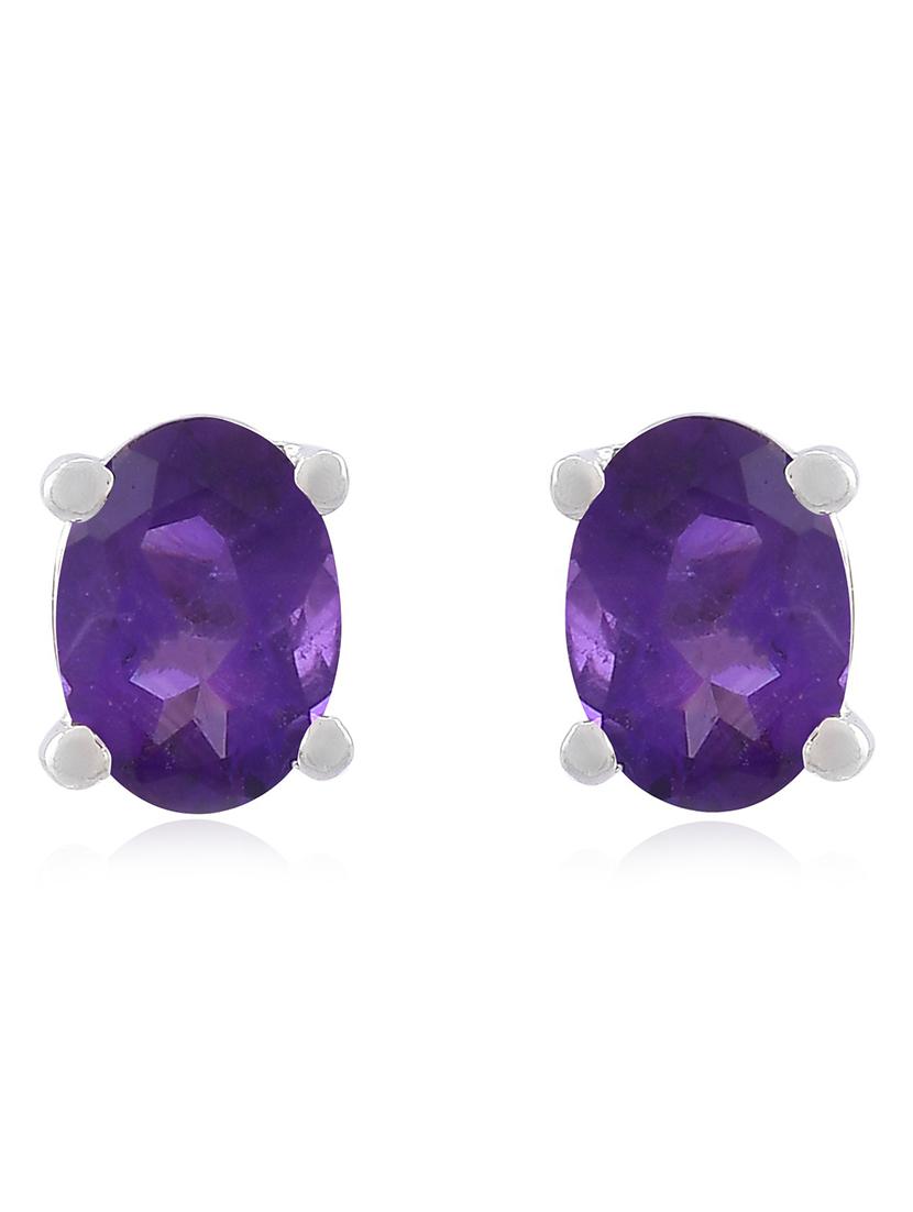 blue stud earring - 19085228 - Standard Image - 2