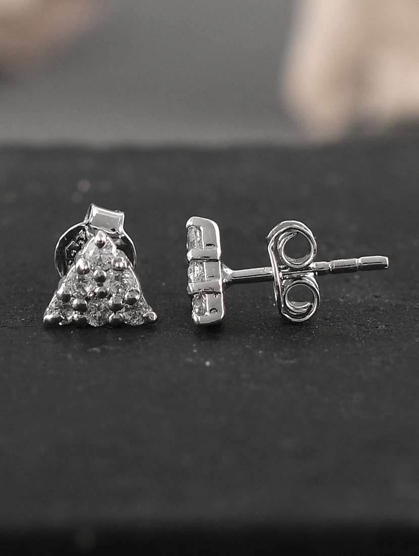  silver plated drop earring