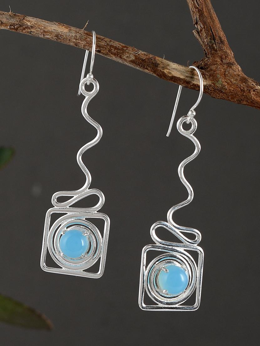 silver plated dangle earring - 19085242 - Zoom Image - 0