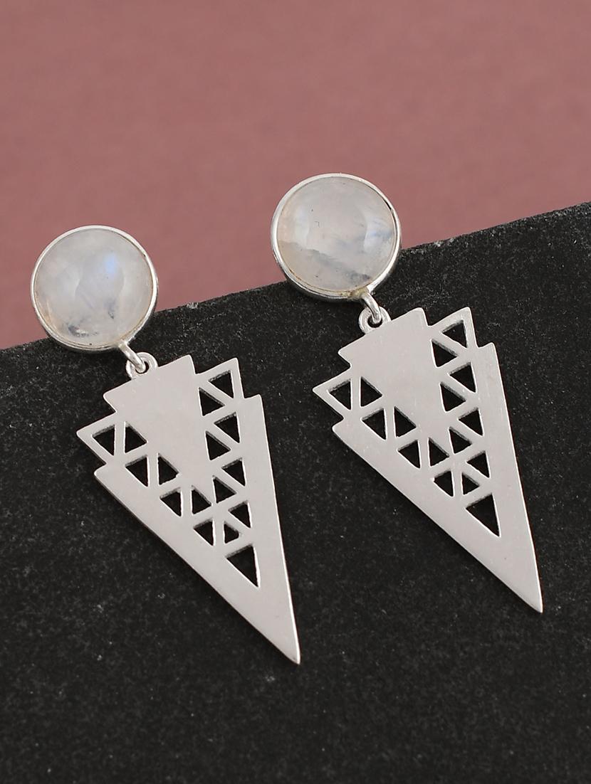  silver plated drop earring - 19085252 -  Zoom Image - 0