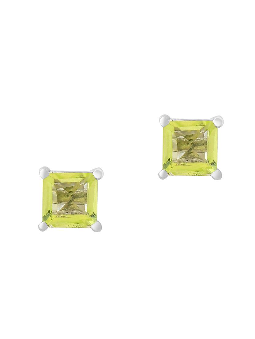 yellow silver plated drop earring - 19085254 - Zoom Image - 0