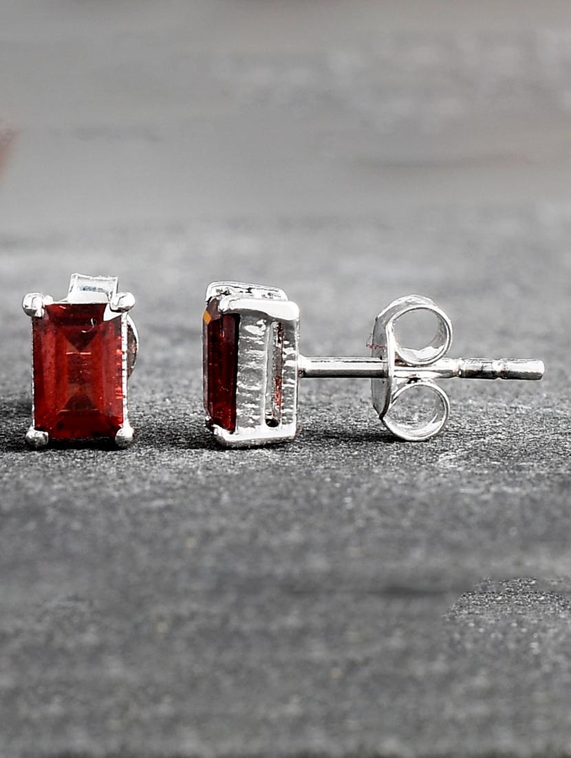 silver plated stud earring - 19085274 -  Zoom Image - 0