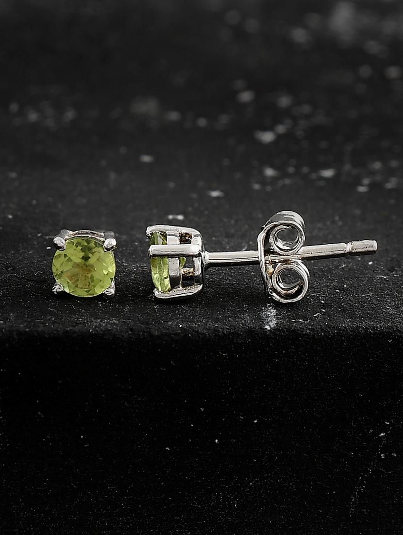 silver plated stud earring - 19085307 - Zoom Image - 0