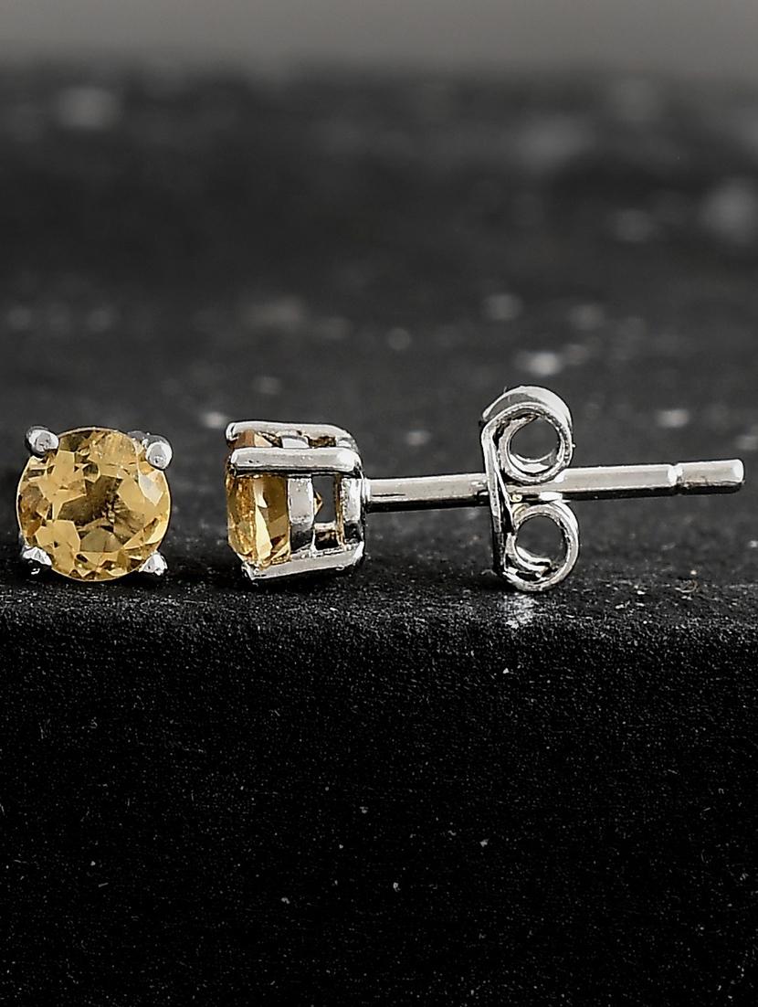 silver plated stud earring - 19085311 -  Zoom Image - 0
