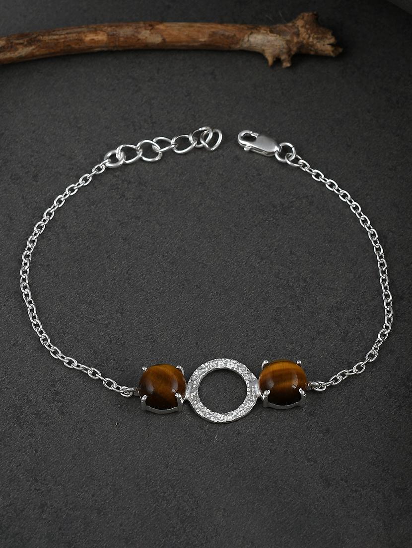 silver colored metal bangle - 19085366 - Zoom Image - 0