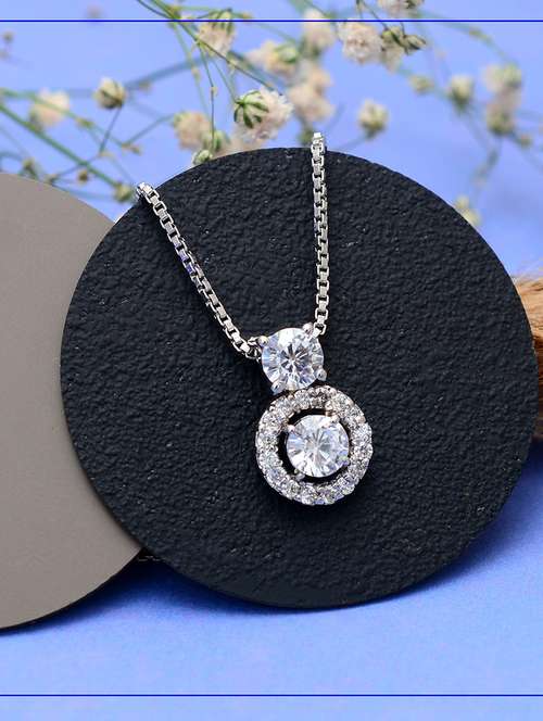 silver colored metal pendant - 19085430 - Standard Image - 0