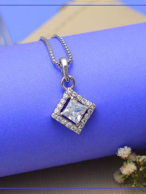 silver metal pendant - 19085439 - Standard Image - 0
