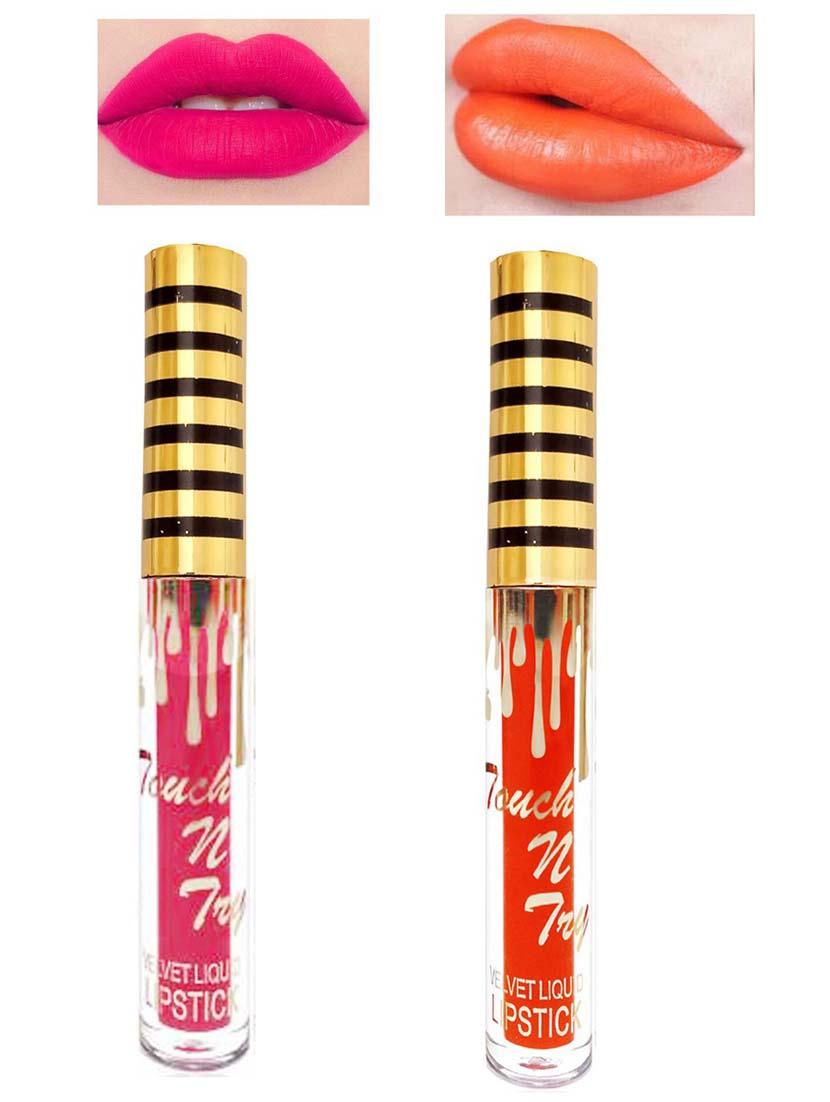 waterproof pink & orange liquid lipstick - 19085669 - Zoom Image - 0