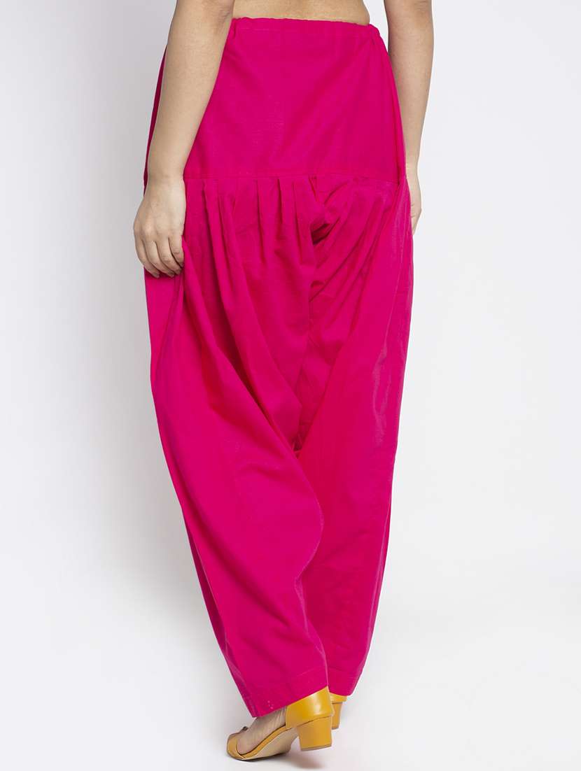 mid rise solid salwar - 19085751 - Standard Image - 2