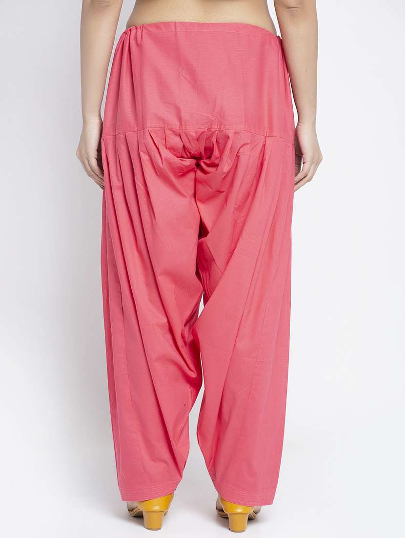 mid rise solid salwar - 19085757 - Standard Image - 2