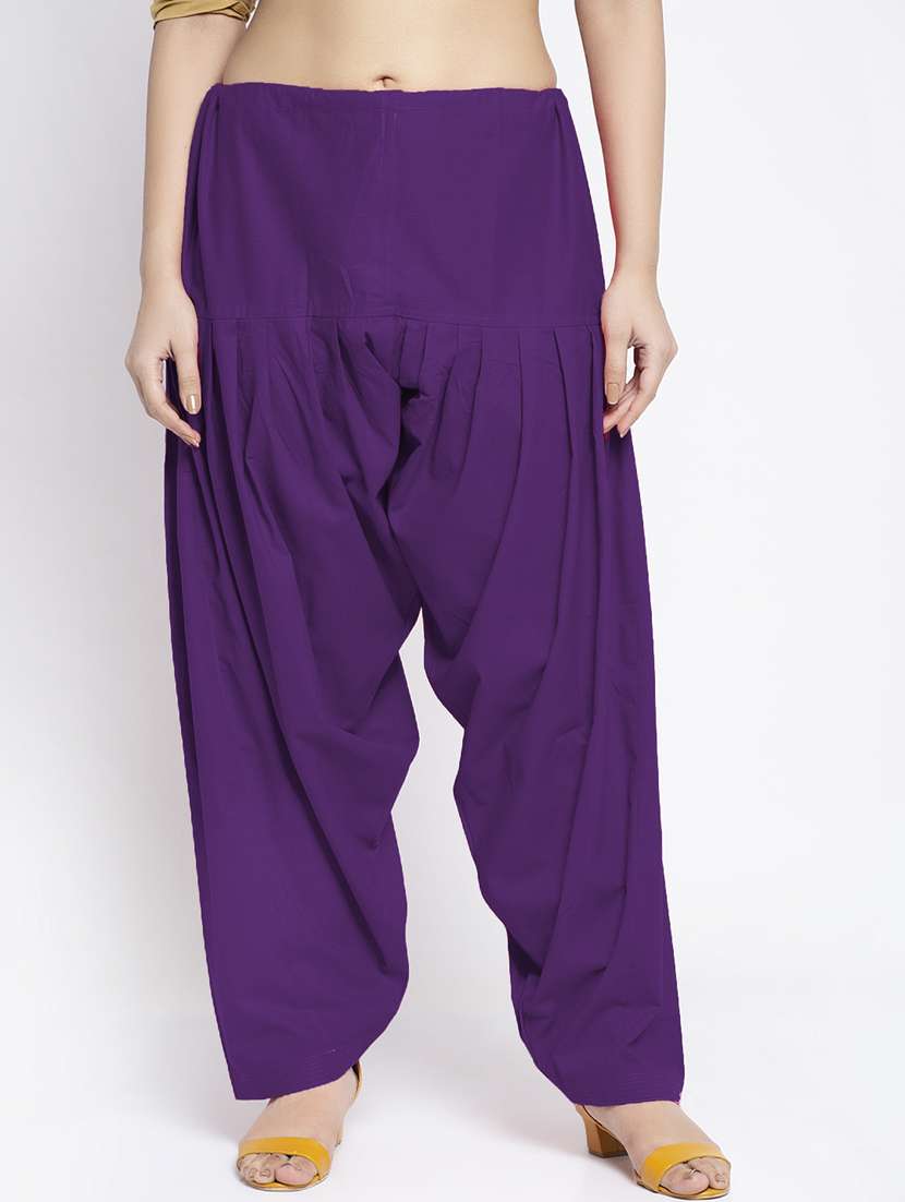 mid rise solid salwar 