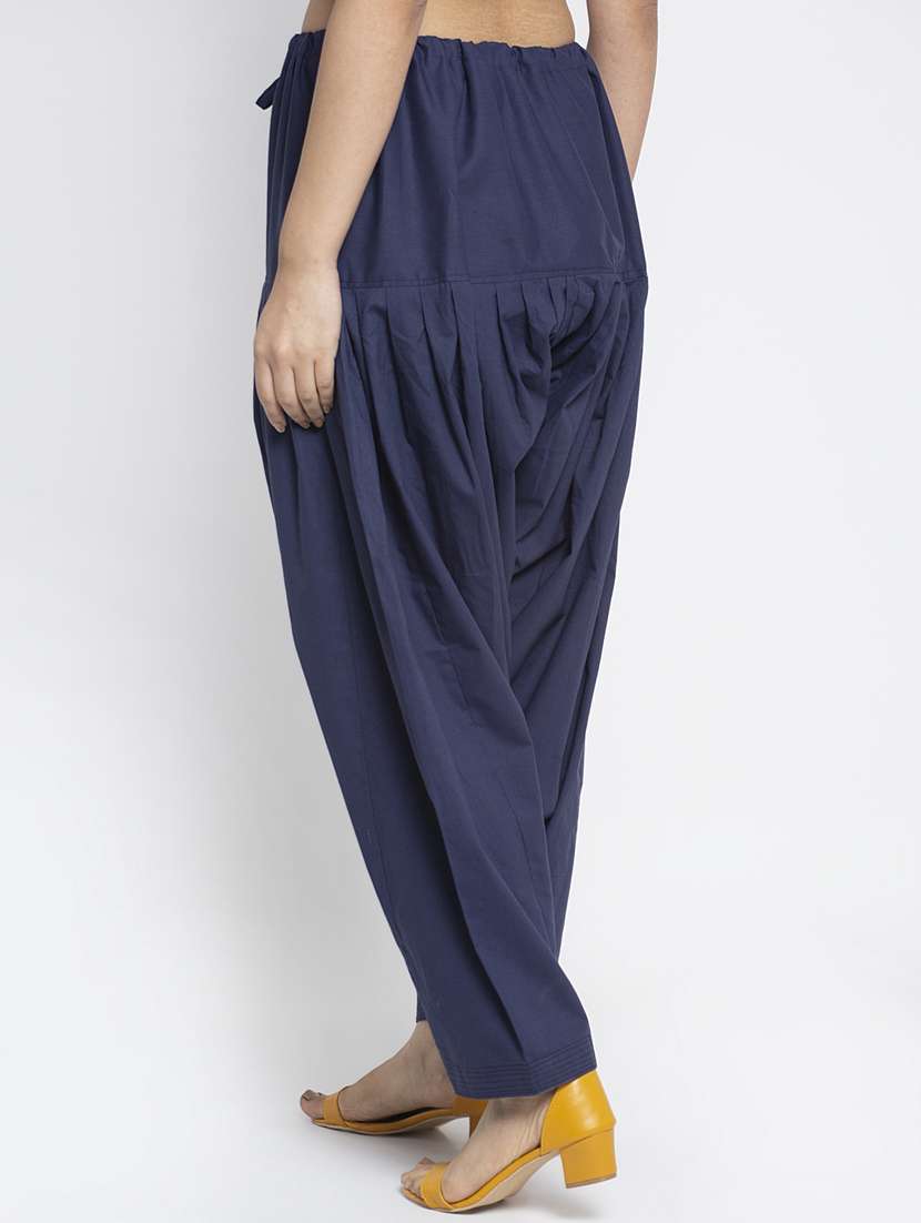 mid rise solid salwar - 19085759 - Standard Image - 2