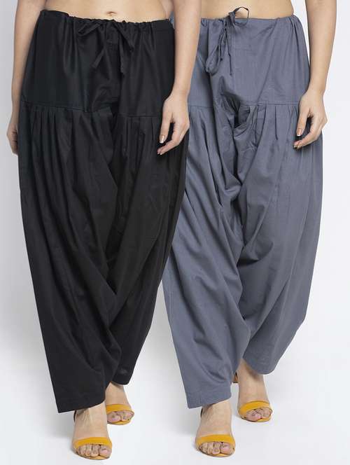 pack of 2 mid rise solid salwar  - 19085767 -  Standard Image - 0