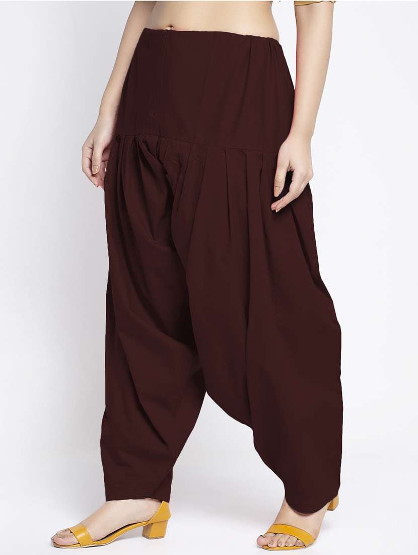 pack of 2 mid rise solid salwar - 19085779 - Standard Image - 2