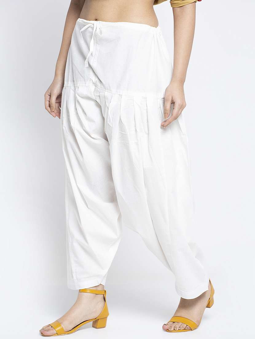pack of 2 mid rise solid salwar - 19085781 - Standard Image - 2