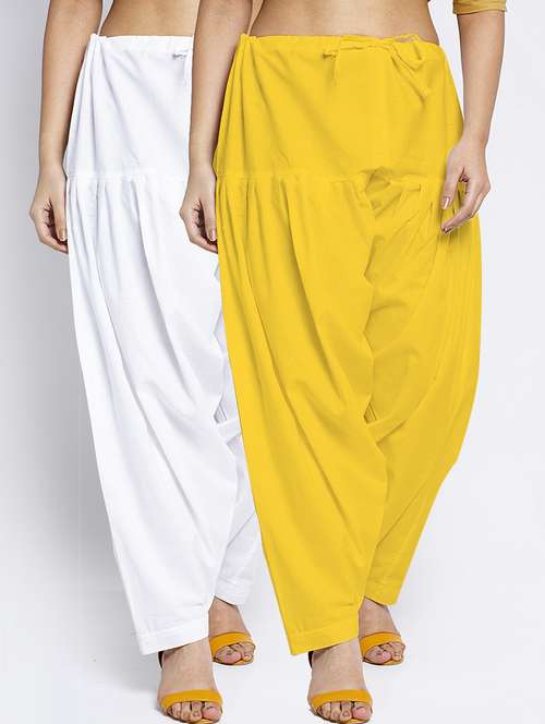 pack of 2 mid rise solid salwar  - 19085787 -  Standard Image - 0