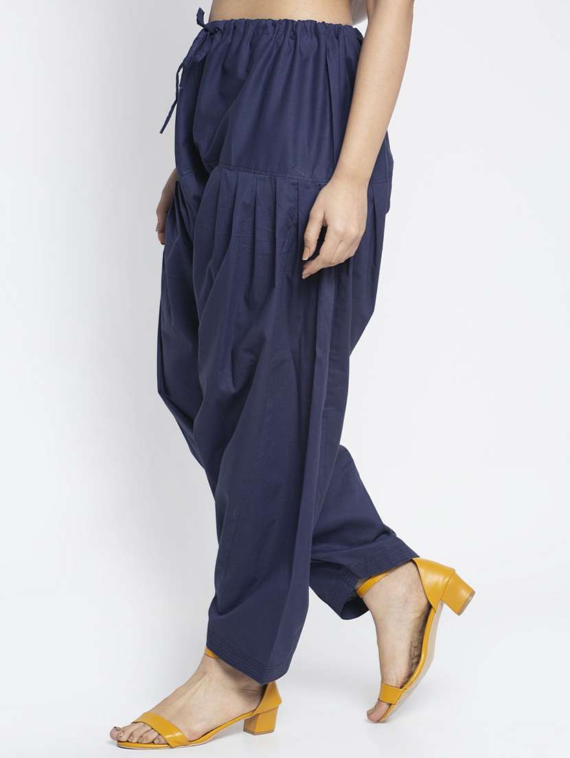 pack of 2 mid rise solid salwar - 19085796 - Standard Image - 2