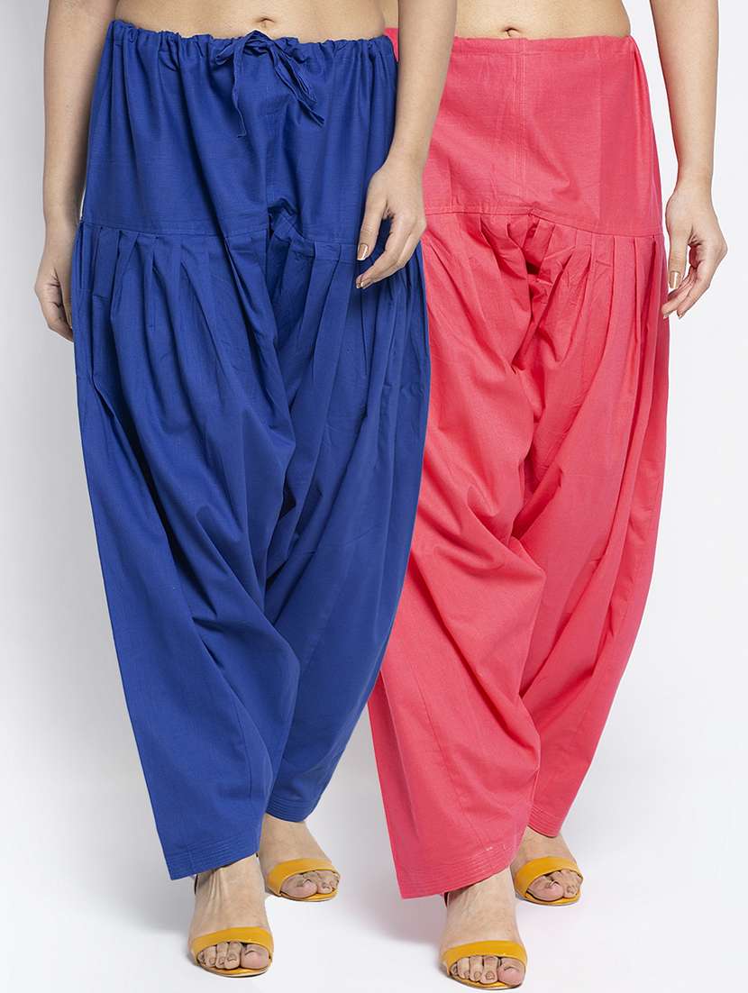 pack of 2 mid rise solid salwar 