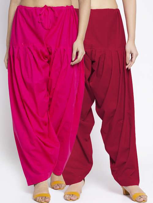 pack of 2 solid patiyala salwar  - 19085867 -  Standard Image - 0