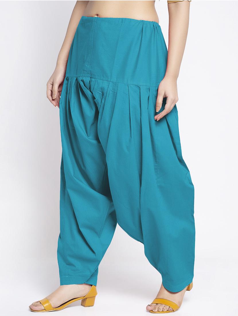 pack of 2 mid rise solid salwar - 19085939 - Standard Image - 2