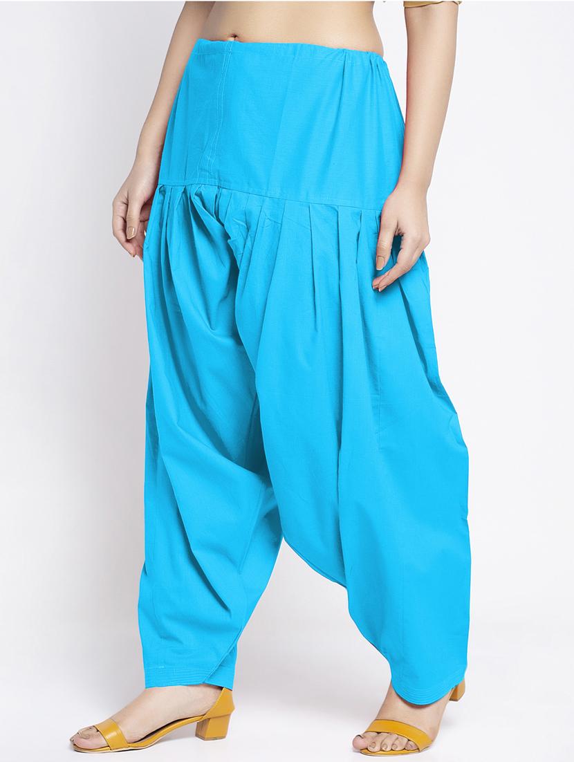 pack of 2 mid rise solid salwar - 19085940 - Standard Image - 2