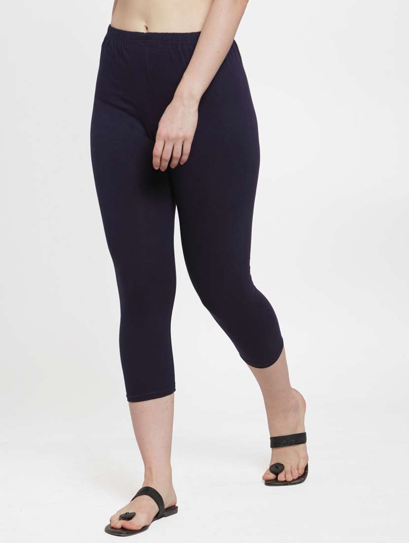 pack of 2 solid capri leggings  - 19085995 -  Standard Image - 2