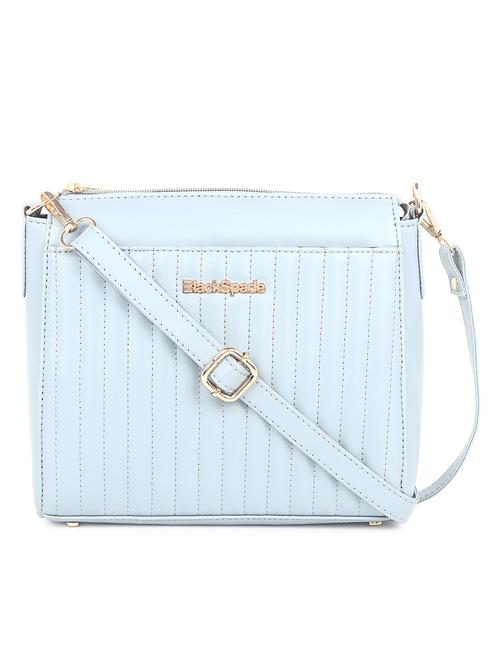 grey leatherette (pu) sling bag - 19086554 - Standard Image - 0