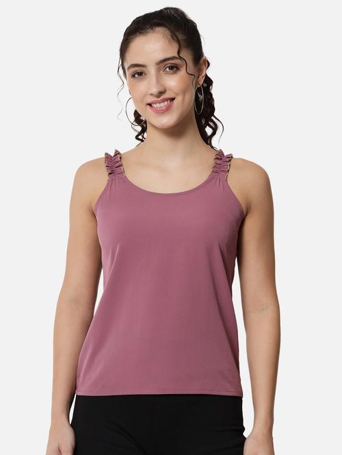 women's straight shoulder strap top - 19086781 - Standard Image - 0