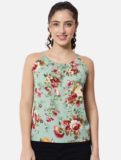 cami neck floral top  - 19086790 -  Standard Image - 0