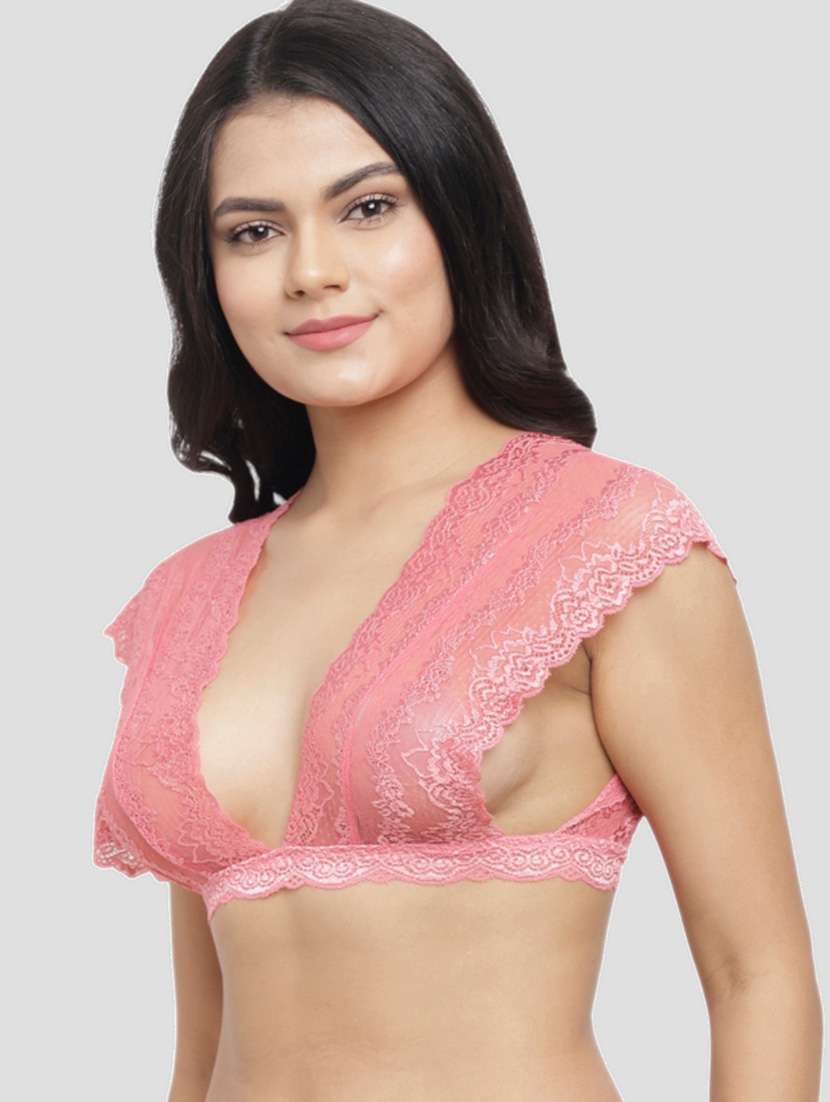 pink lace bralettes  - 19087580 -  Standard Image - 2