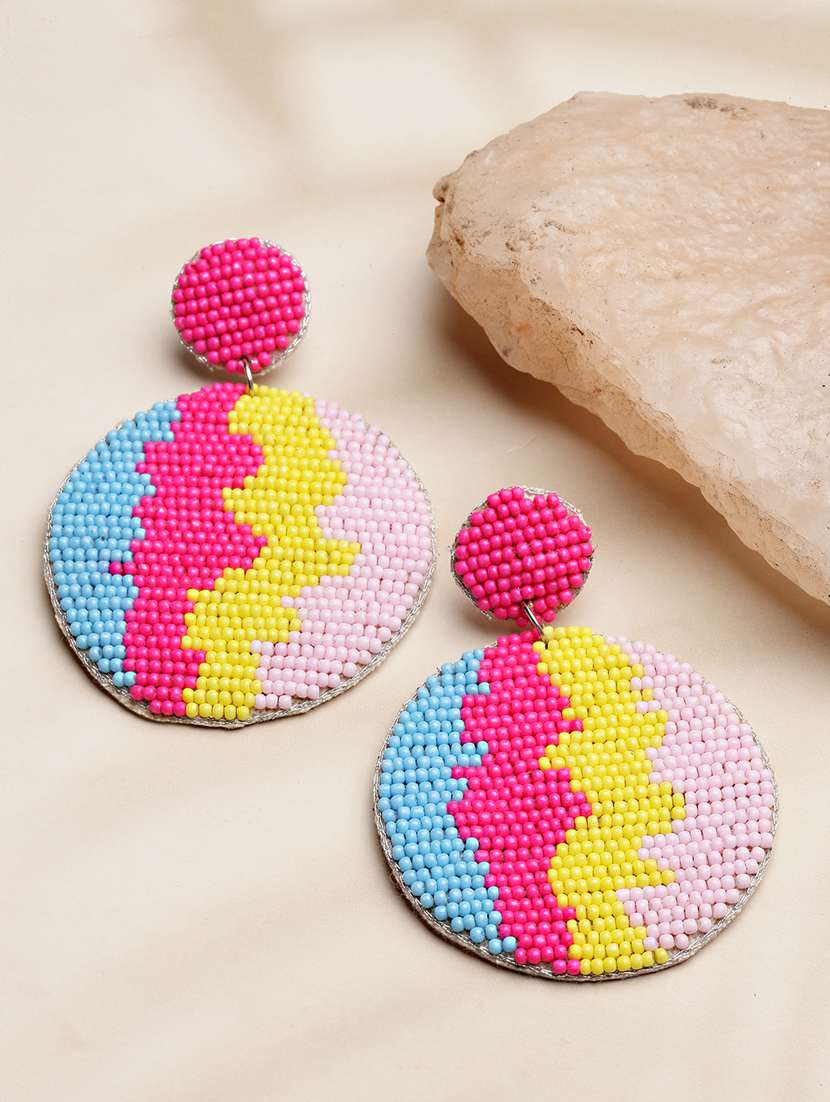 multi circular handcraft earring - 19088693 - Zoom Image - 0