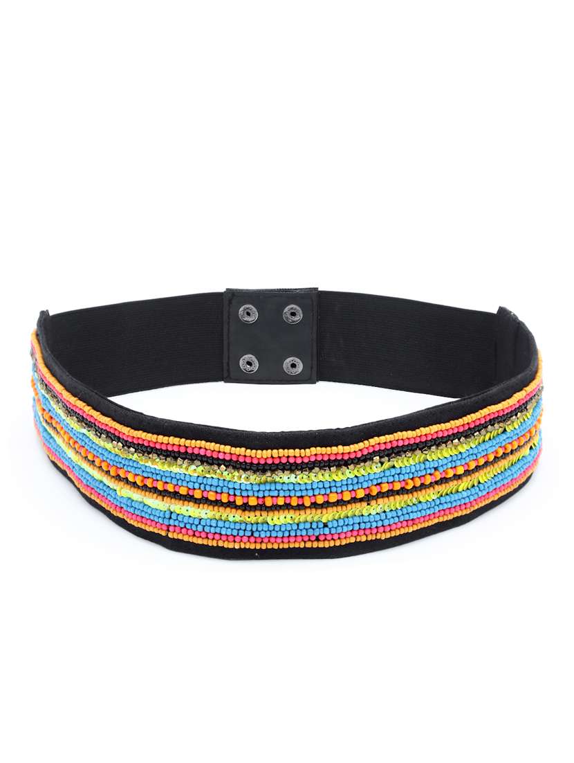 black embellished belt - 19088695 -  Zoom Image - 0