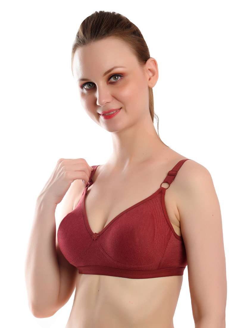 pack of 3 multi colored solid t-shirt bra - 19089422 -  Standard Image - 2
