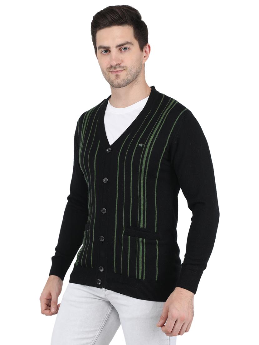 green striped cardigan - 19089608 - Standard Image - 2