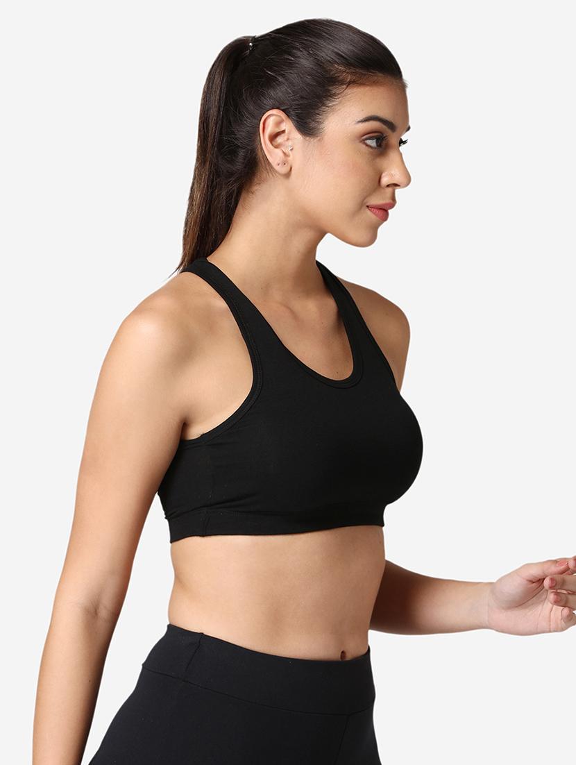 pack of 3 cotton sports bra - 19100725 - Standard Image - 2