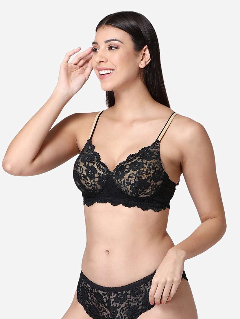 pack of 2 laced bra and panty set - 19100727 -  Standard Image - 2