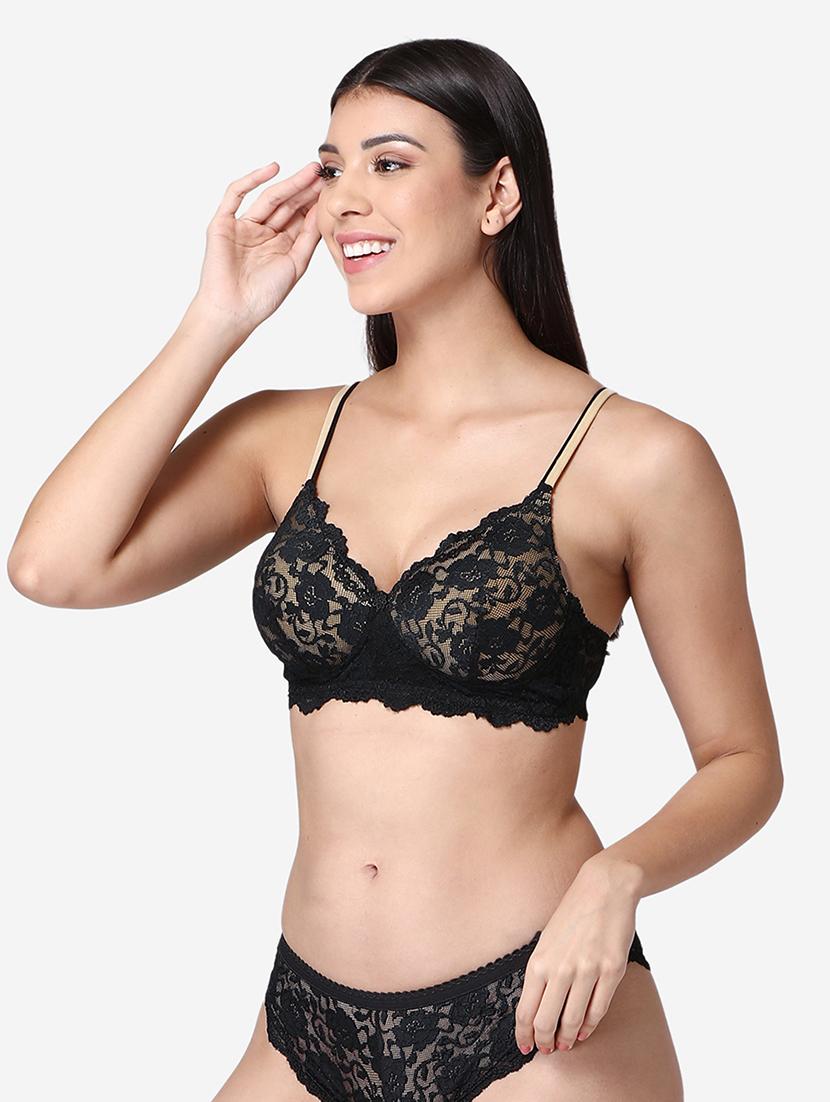 pack of 2 laced bra and panty set - 19100729 - Standard Image - 2