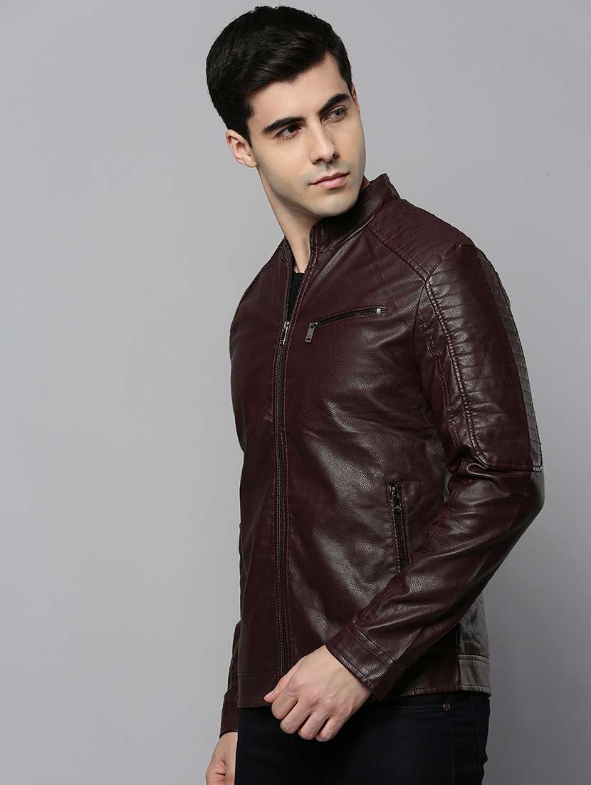 brown leather casual jacket - 19101551 -  Standard Image - 2