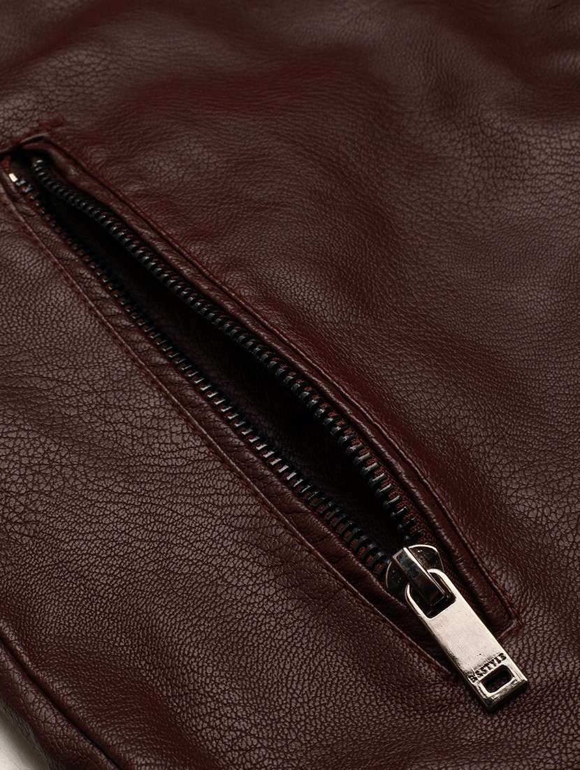 brown leather casual jacket - 19101551 -  Standard Image - 7