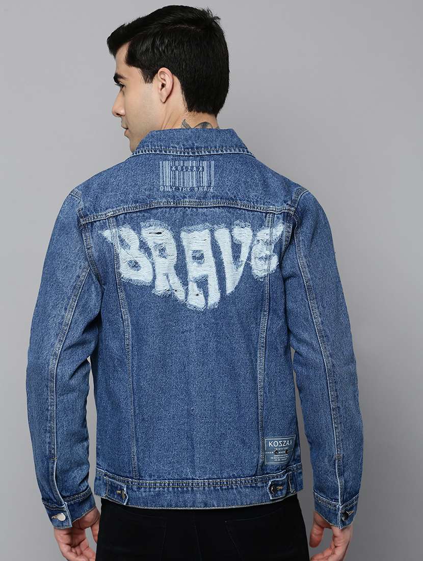 blue rugged denim jacket - 19101577 - Standard Image - 2