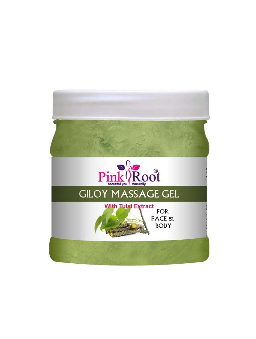 giloy massage gel 500ml for removing tan, acne & blemishes