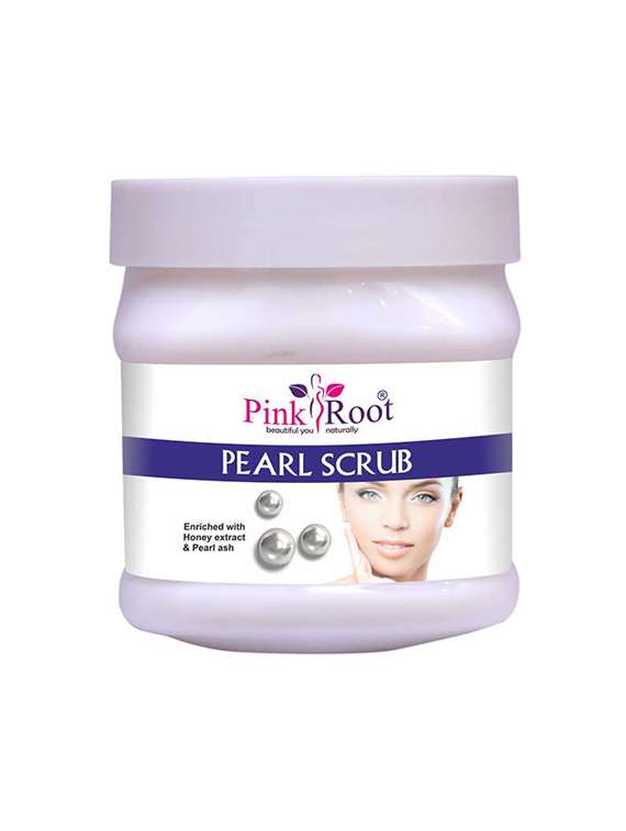 pearl scrub enriched with honey extract & pearl ash
