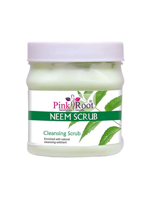 neem scrub cleansing scrub enriched with natural cleansing exfoliant