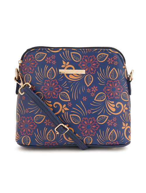 multi coloured leatherette (pu) regular sling bag - 19108500 - Standard Image - 0