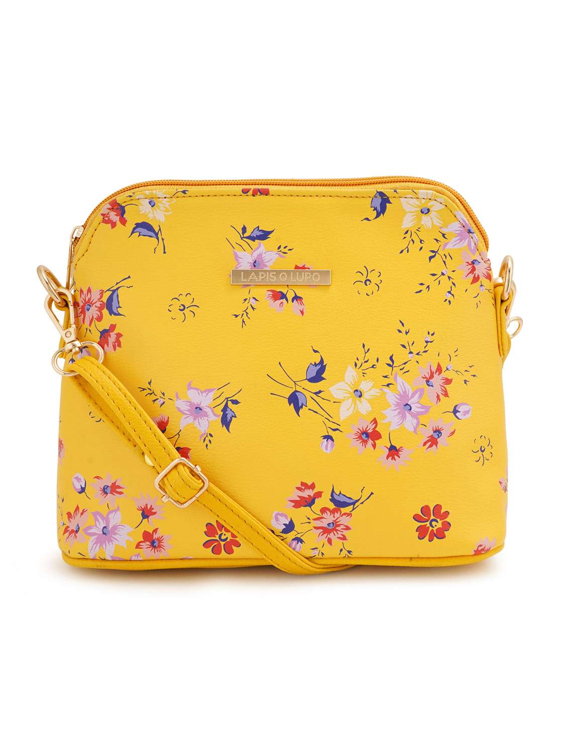 multi coloured leatherette (pu) regular sling bag - 19108513 -  Zoom Image - 0