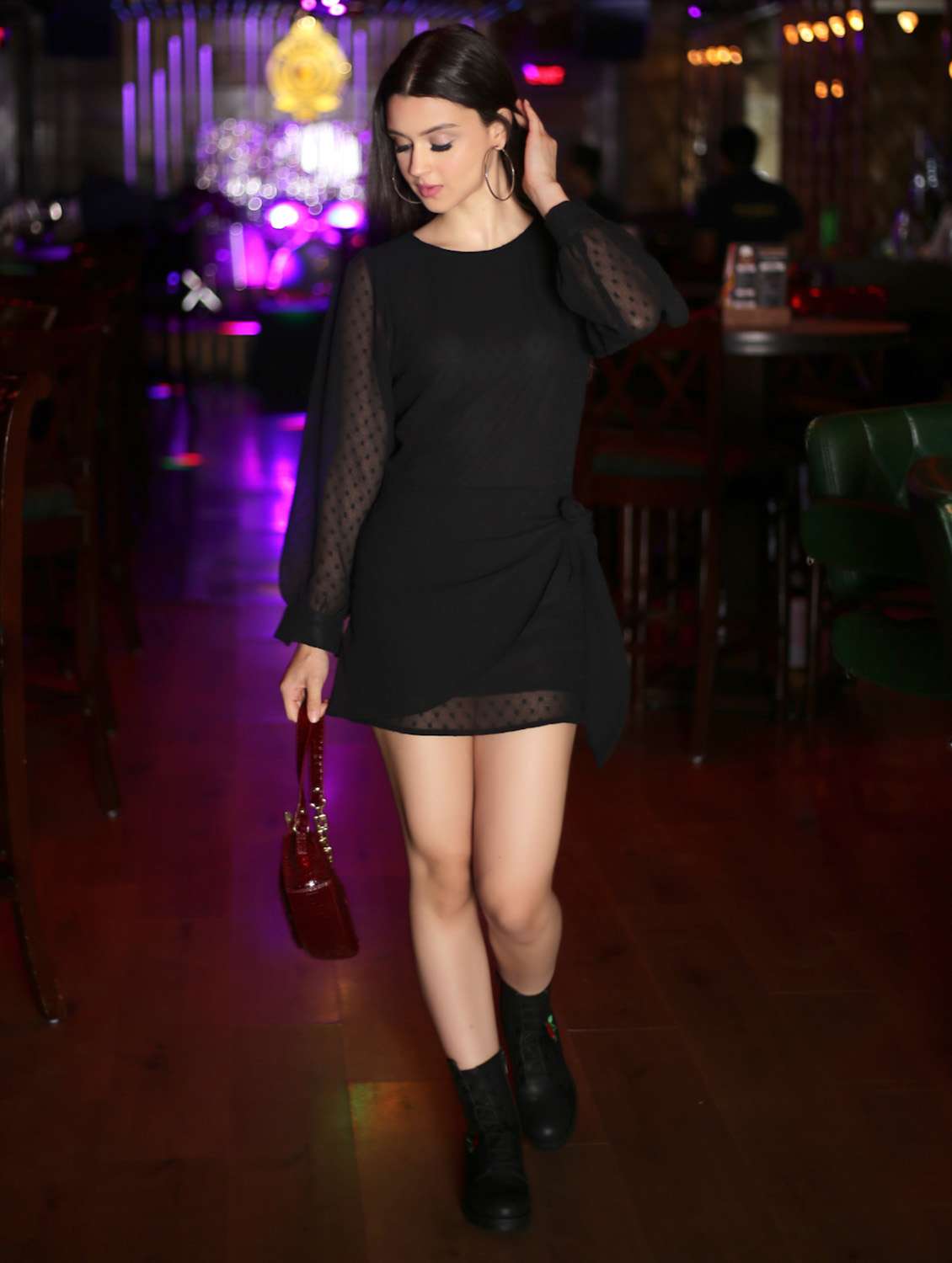 women's bodycon solid dress - 19108948 - Zoom Image - 0