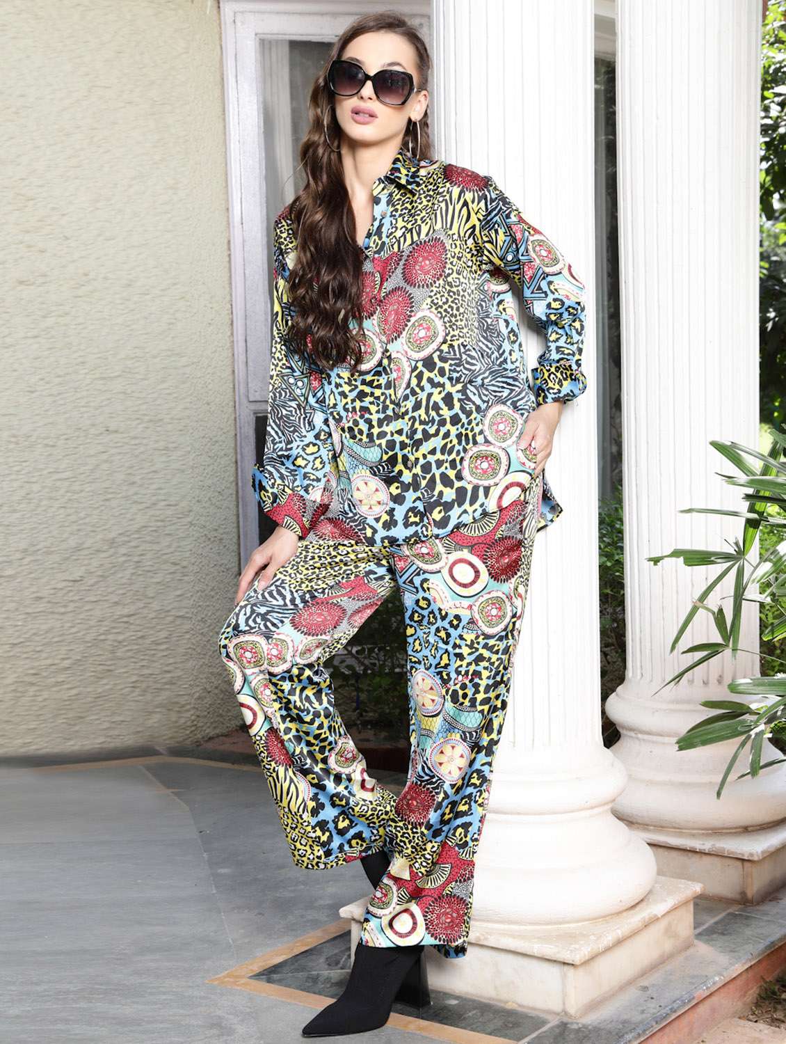 printed top and bottom set